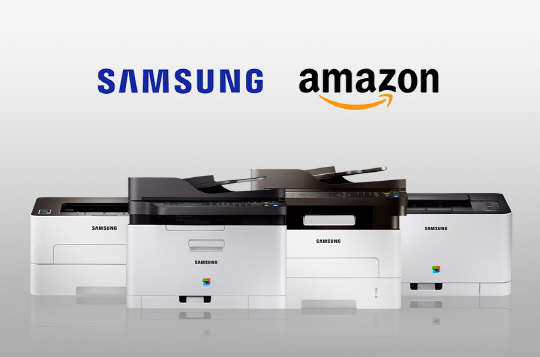 아마존에서 자동 주문 서비스가 가능한 삼성 프린터 (왼쪽부터 SL-C430W, SL-C480FW, SLM2835DW, SL-M2885FW) <삼성전자 제공>